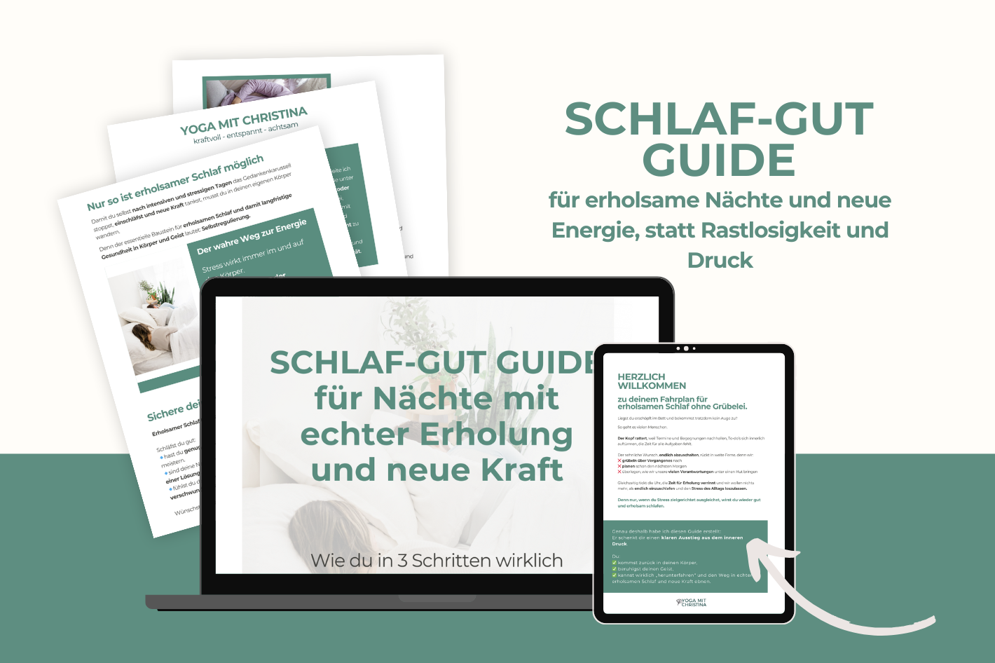 Besser schlafen in 3 Schritten
